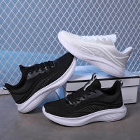 Nuevos zapatos deportivos, zapatos para correr ligeros tejidos con mosca para parejas de hombres, zapatos para caminar de suela blanda, zapatos de viaje para mujeres - details 32