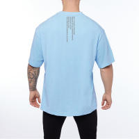 Summer Men's Creative Printing Short Sleeve Fitness Breathable Running T-shirt - details 8