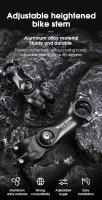 WEST BIKING-vástago ajustable para manillar de bicicleta, vástago Variable de 60 grados, elevador de ángulo, adaptador de eje de horquilla delantera de bicicleta de montaña y carretera, 25,4/31,8 MM - details 0