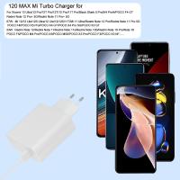 Cargador para Xiaomi Turbo Charge, 120W, para Xiaomi Mi 12T 11T Pro/Redmi Note 11s/Note 10 Pro/Note 12 Pro +/K50 Ultra/K50 Pro - details 3