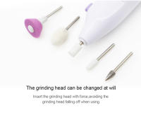 Kit de taladro eléctrico portátil para manicura, herramientas para uñas, pulidor y pedicura - details 9