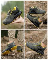 Zapatos de seguridad con punta de acero para hombre, zapatillas de trabajo transpirables, ligeras e indestructibles - details 11
