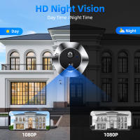 Cámara de mirilla Tuya con Audio de 2 vías, timbre inteligente WiFi para el hogar, visión nocturna PIR, detección de movimiento, visor de puerta Digital - details 12