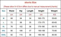 Pantalones cortos de entrenamiento deportivos elásticos de secado rápido a la moda, ideales para hombres, adecuados para correr y hacer ejercicio - details 0