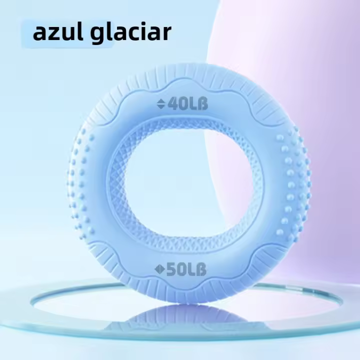 Fuerza de Agarre Doble Entrenamiento Profesional para Mano y Brazo Masaje de Silicona para Rehabilitación - 1