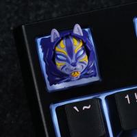 ECHOME Anime Keycap Set - Teclas personalizadas con arte original de Kitsune Perfil Cherry para teclados mecánicos Kits HOT KEYS HKP Accesorios Gaming Artesanales con diseño exclusivo. Compatibles con teclados estándar, ideales para jugadores y coleccioni - details 11