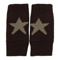 Guantes Térmicos de punto con diseño de estrella para mujer y hombre, manoplas informales de dedo abierto para conducir - details 4