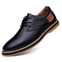 Zapatos De Cuero para Hombres, calzado De Moda De Negocios, informal, Cosido A Mano, Chelsea, 24 - details 1