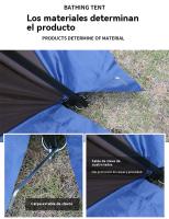 Tienda ducha camping al aire libre privacidad vestidor Protección solar - details 10
