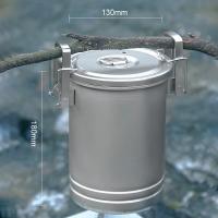 Olla de arroz para acampar al aire libre, utensilios de cocina portátiles para senderismo, accesorios de cocina de viaje multifu - details 10