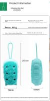 Nuevo cepillo de baño creativo de búho, cepillo de limpieza de la piel de baño de masaje en el hogar, cepillo suave de silicona, precio de complemento - details 0