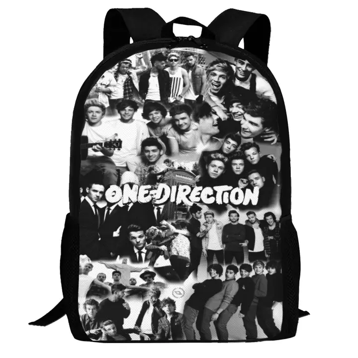 Mochila One Direction, Mochila para computadora portátil con Impresión 3D, Mochila Informal Ligera, Mochila de Viaje Multifunción 16.5 I1258 - 1