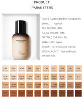 Pudaier Base de Maquillaje, Base Para Maquillaje Impermeable de Larga Duración, Base de Maquillaje con Acabado Suave Para Piel Normal/Seca, Cosmetics, Maquillaje Mujeres - details 1