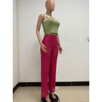 Moda femenina New -End Color sólido Pierna ancha con lentejuelas drapeadas Pantalones casuales para mujer - details 91