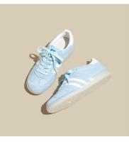Nuevo verano océano azul suela suave cómodo con cordones de fondo plano estudiante universitario deportes y zapatos de ocio - details 16