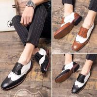 Venta Caliente Hard Wear zapatos de vestir de cuero de fondo suave Casual marrón para hombres 2025 productos Dropshipping - details 5