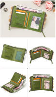 Carteras de Piel Genuina CONTACT'S para Mujeres - Carteras Cortas de Doble Pliegue, Monederos de Moda para Mujeres, Porta Tarjetas, Monedero, Clip para Dinero, Carteras para Mujeres y Hombres - details 12