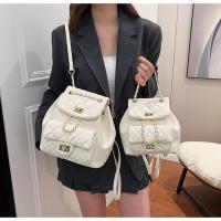 Mochila de mujer con cadena de rombos 2025 nueva mochila versátil de moda de primavera mini mochila - details 45