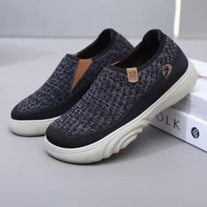 Zapatillas de Malla Transpirable para Mujer Otoño 2025 Estilo Cayman de Pesca con Toe Redondo - 1