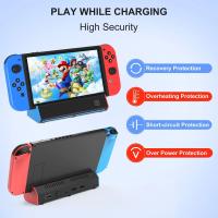 BLUEKAKA Estación de acoplamiento de TV para  Switch/Switch OLED, Base de estación de carga con puerto LAN/Adaptador HDMI 4K/USB 2,0/puerto tipo C - details 3