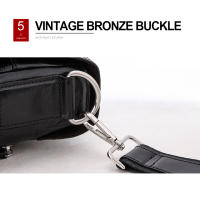 Bolso de Hombre CONTACT'S de Cuero de Verduras para Abogados Bolsa de Negocios Vintage Grande para Portátil y iPad Material de Revestimiento Poliéster Tamaño 13inch Negro - details 26