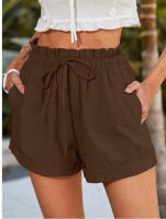 Shorts de Verano Cómodos para Mujer en Poliéster Pantalones Rectos y Sueltos para Venta - details 14