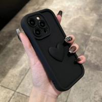 Funda de silicona con corazón de amor en 3D para iPhone, carcasa trasera de caramelo a prueba de golpes para iPhone 16, 15, 13, 12, 11, 14 Pro Max, X, XR, XS, 16 Plus - details 10