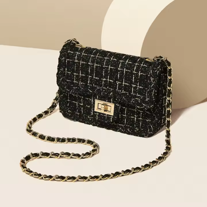 Temperamento de nicho luz de lujo Xiaoxiangfeng bolsa cadena 2025 nueva bolsa de hombro portátil - 1