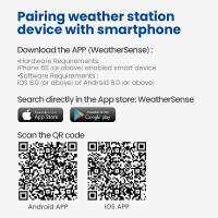 Estación Meteorológica Inalámbrica profesional, indicador de lluvia 8 en 1 con Sensor exterior, pronóstico del tiempo, humedad, Horloge - details 4