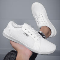 Zapatos anchos antideslizantes para hombre, calzado de punta ancha para exteriores, Zapatillas de malla informales, minimalista - details 7