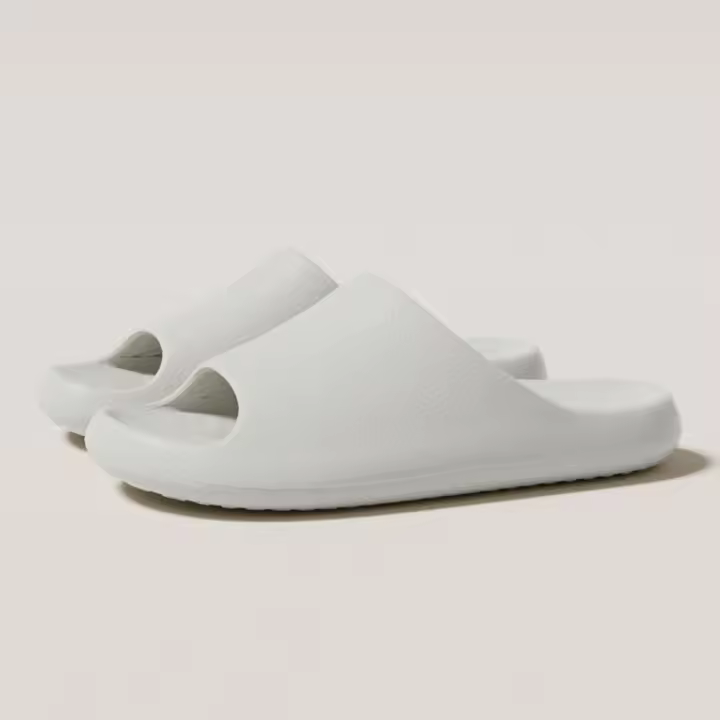 Patrón de cuero zapatillas de alta gama de las mujeres de verano nuevo hogar interior zapatillas frescas baño simple sandalias de baño desgaste exterior de los hombres - 1