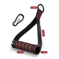 Mangos de gimnasio de Metal con anillo en D, mango de máquina de Cable resistente para entrenamiento con gancho para bandas de resistencia para el hogar, accesorios de Fitness - details 4