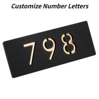 Placas de Puerta de Número de Casa Modernas de Acrílico Placa de Tablero de Tienda Personalizable para Café, Apartamento, Villa, Hotel, Caja de Correo - details 2