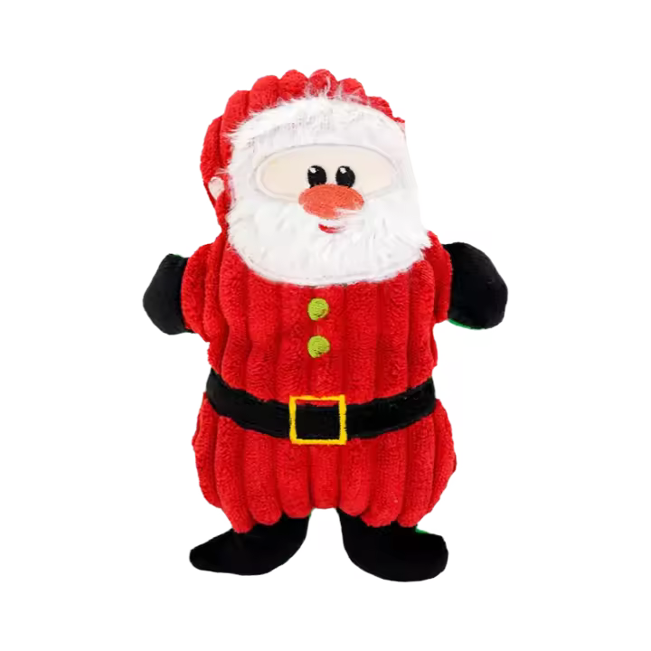 Juguete de Peluche para Mascotas Navideño Producctor de Sonidos, Masticable, Alivio del Aburrimiento para Perros y Gatos - 1