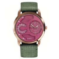 Reloj de Pulsera de Cuarzo Automático Estilo Casual de Moda para Hombres Correa de Nylon Negro - details 23