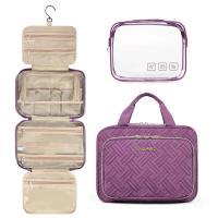 BAGSMART Bolsa de Viaje para Higiene Personal Organizador de Maquillaje con Estuche Transparente - details 10