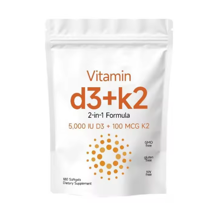 Vitamina D3 + K2 180 Cápsulas Blandas180 Cápsulas - 1