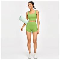 Pantalones cortos deportivos para mujer, pantalones cortos de compresión plisados, pantalones cortos de yoga de secado rápido - details 0