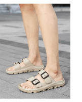 Zapatillas de hombre, ropa de verano, deportes de playa antideslizantes de suela gruesa, frescas para uso al aire libre de hombres, sandalias casuales - details 9
