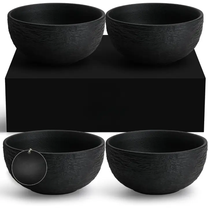 Juego de Cuencos de Cerámica de 750 ml 15 x 15 x 7 cm Ideal para Ensaladas, Sopas, Cereales - 1