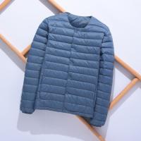 Chaqueta de plumón ultraligera para hombre, abrigo ligero portátil Delgado a prueba de viento, Forro cálido - details 4