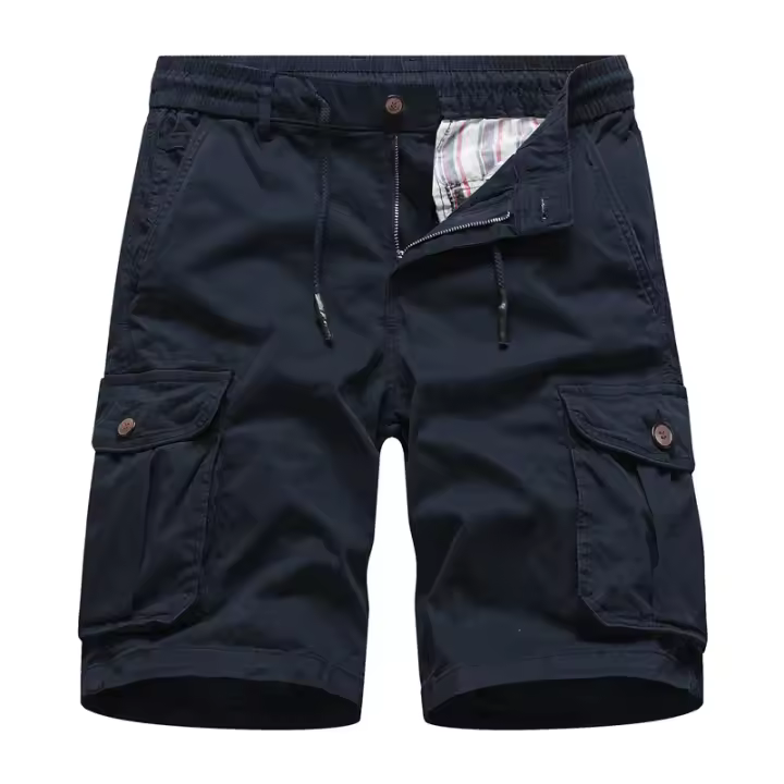 Pantalones Cargo de Algodón 100% Elástico Estilo Táctico Militar para Hombres Múltiples Bolsillos - 1