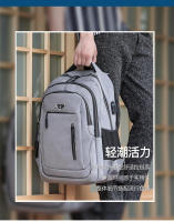 Mochila de negocios para ordenador USB recargable de gran capacidad para hombre, bolso escolar informal para estudiantes de secundaria - details 0