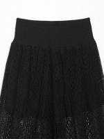 OUWU- Pantalones elásticos de cintura alta vintage de pierna ancha recta para mujer de moda, pantalones largos elegantes para mujer - details 9