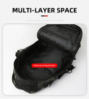 Mochila táctica militar Molle para hombre, bolso multifunción para acampar, escalar, viajar, un solo hombro - details 3