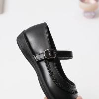 Zapatos de cuero de estilo coreano para niñas, calzado de princesa elegante y versátil, antideslizante, fondo suave, novedad de otoño, 2024 - details 9