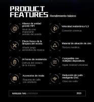 Auriculares Inalámbricos SANLEPUS 2024 con Luz de Respiración Cool, Auriculares Bluetooth 5.3, 24 Horas de Reproducción con Estuche de Carga, Auriculares para Juegos, Sonido Estéreo 3D, Auriculares In-Ear con Micrófono para iPhone y Android - details 1
