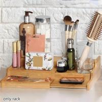 Organizador expandible de 3 niveles, armario de cocina para el hogar, estante Universal de bambú para especias - details 3