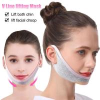 Nuevo diseño de belleza, mascarilla para esculpir para dormir, correa para la cara, cinturón de línea, levantamiento, adelgazamiento, moldeador en V, U6Y6 - details 9