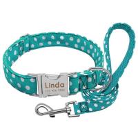 Collar de nailon personalizado perro, accesorio para mascotas pequeñas, medianas grandes, Pitbull, rojo, azul y negro - details 11